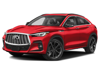 2025 INFINITI QX55 in Dynamic Sunstone Red